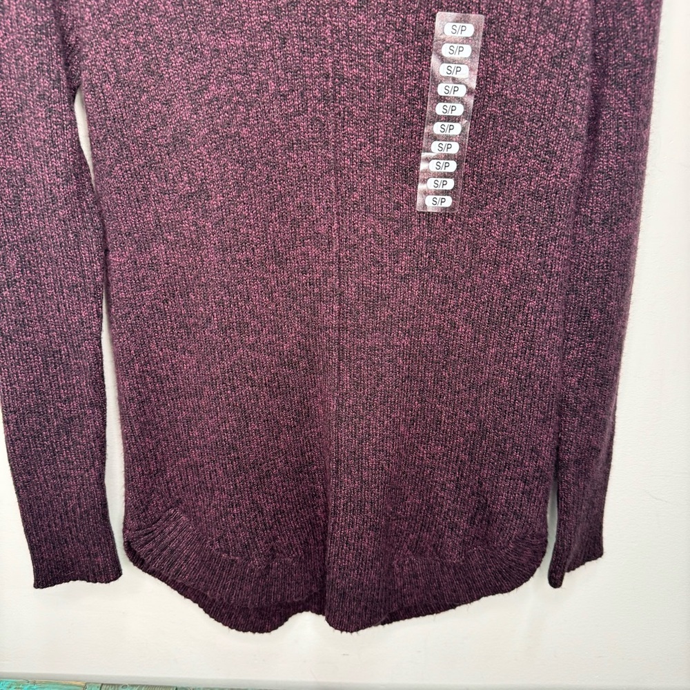 Denver Hayes Purple Knit Turtleneck Sweater Size Small NWT - Picture 6 of 7